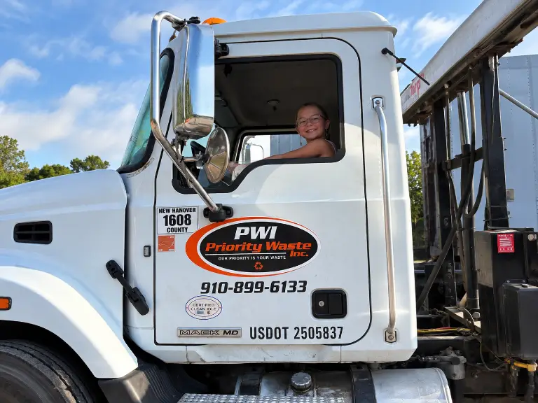 Delivering Dumpster Rentals same day with a smile